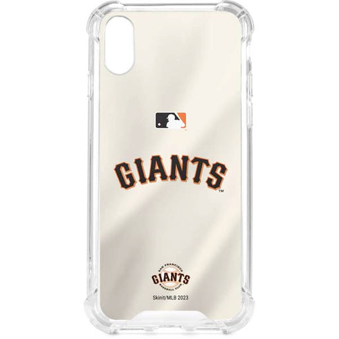 MLB San Francisco Giants Home Jersey iPhone XS Clear Case