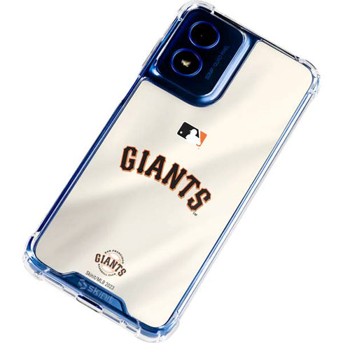 MLB San Francisco Giants Home Jersey Moto G Play 4G (2024) Clear Case