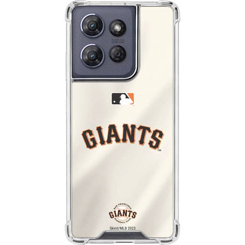 MLB San Francisco Giants Home Jersey Moto G Play 5G (2025) Clear Case