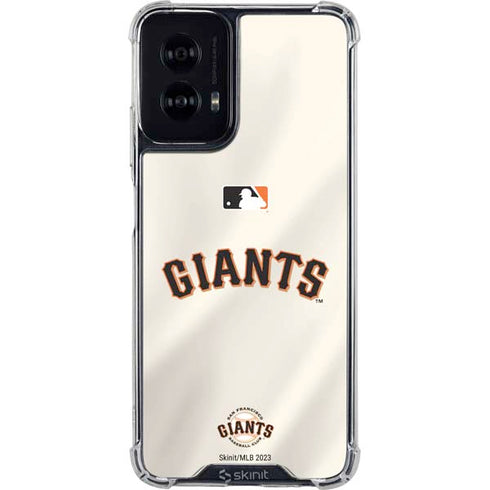 MLB San Francisco Giants Home Jersey Moto G Power 5G (2024) Clear Case
