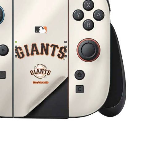 MLB San Francisco Giants Home Jersey Nintendo Switch 2 (2025) Joy-Con Controller Skin