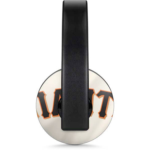 MLB San Francisco Giants Home Jersey PlayStation 4 Gold Wireless Headset Skin