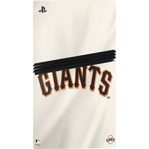 MLB San Francisco Giants Home Jersey PS5 Pro Console Skin