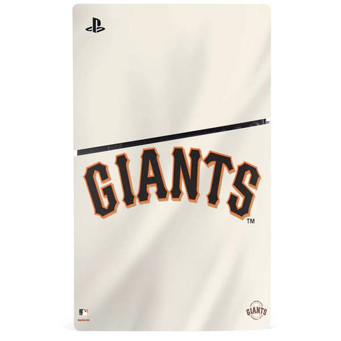 MLB San Francisco Giants Home Jersey PS5 Slim Digital Edition Console Skin