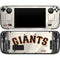 MLB San Francisco Giants Home Jersey Steam Deck Handheld Gaming Computer OLED Skin