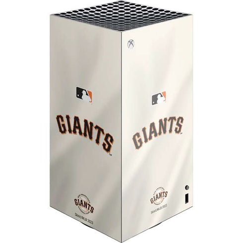 MLB San Francisco Giants Home Jersey XBox Series X Digital Edition Console Skin