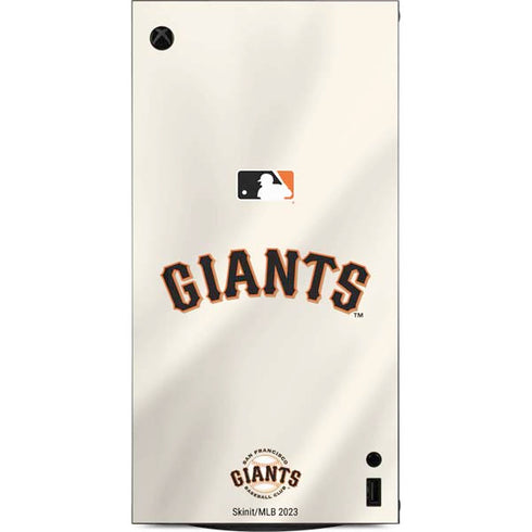MLB San Francisco Giants Home Jersey XBox Series X Digital Edition Console Skin