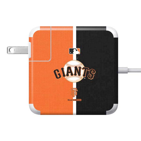 MLB San Francisco Giants Split 85W Power Adapter (15 and 17 inch MacBook Pro Charger) Skin