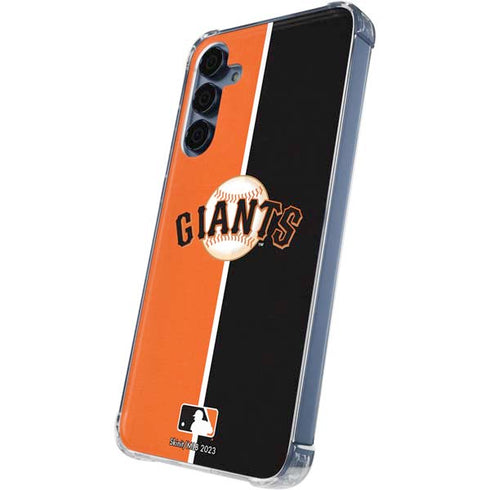 MLB San Francisco Giants Split Galaxy A35 5G Clear Case