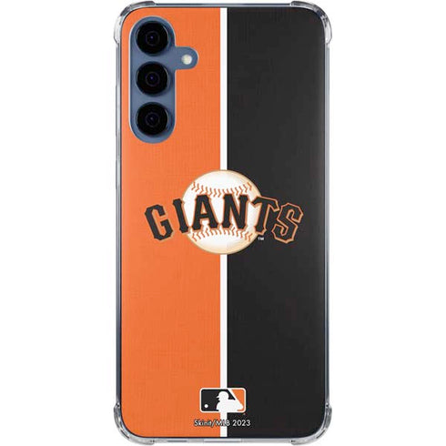 MLB San Francisco Giants Split Galaxy A55 5G Clear Case