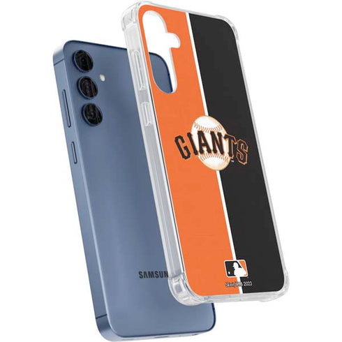 MLB San Francisco Giants Split Galaxy A55 5G Clear Case