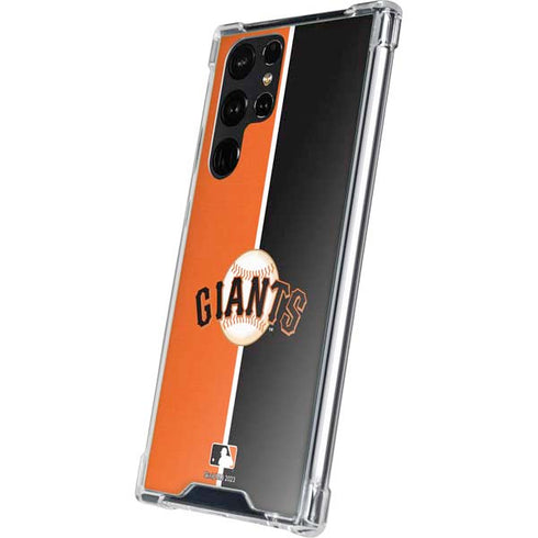 MLB San Francisco Giants Split Galaxy S23 Ultra Clear Case