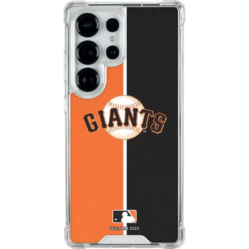 MLB San Francisco Giants Split Galaxy S25 Ultra Clear Case