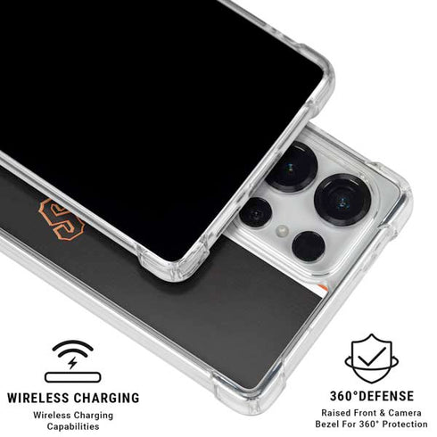 MLB San Francisco Giants Split Galaxy S25 Ultra Clear Case