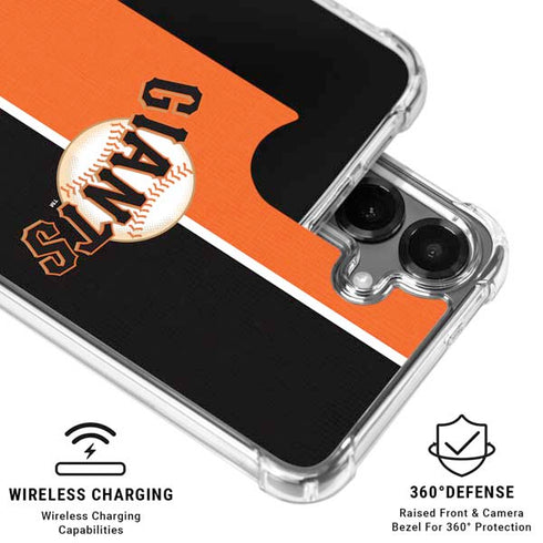 MLB San Francisco Giants Split Galaxy S26 Clear Case