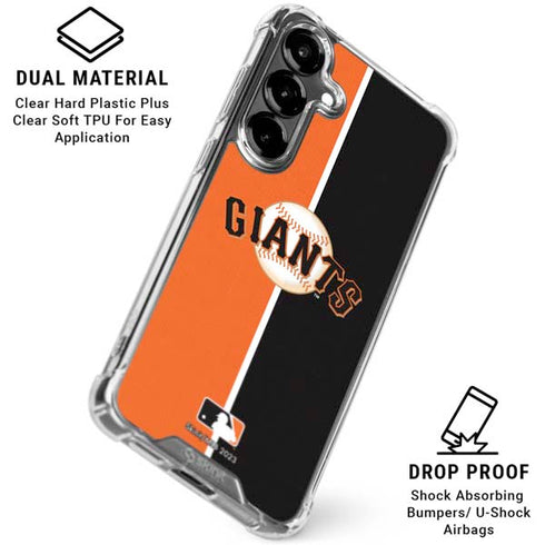 MLB San Francisco Giants Split Galaxy S26 Clear Case
