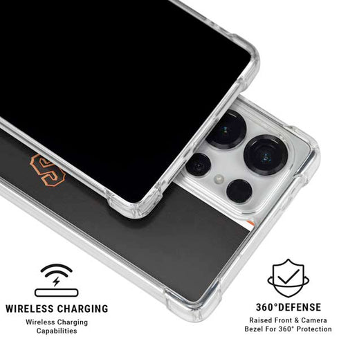 MLB San Francisco Giants Split Galaxy S26 Ultra Clear Case