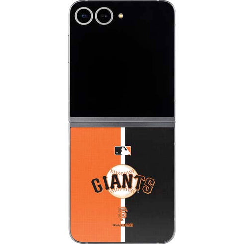MLB San Francisco Giants Split Galaxy Z Flip6 Skin