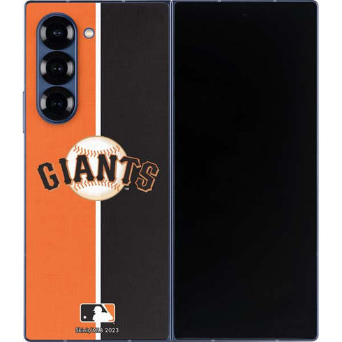 MLB San Francisco Giants Split Galaxy Z Fold6 Skin