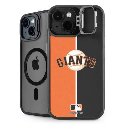 MLB San Francisco Giants Split iPhone 15 Plus Kickstand Case