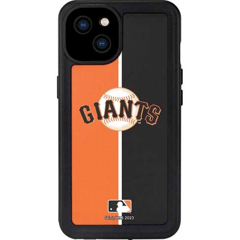 MLB San Francisco Giants Split iPhone 15 Plus Waterproof Case