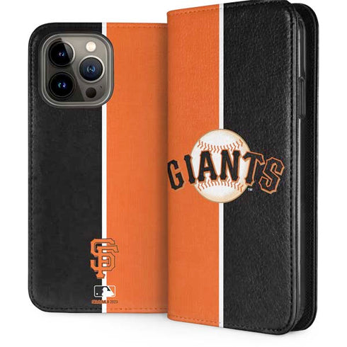MLB San Francisco Giants Split iPhone 15 Pro Max Folio Case