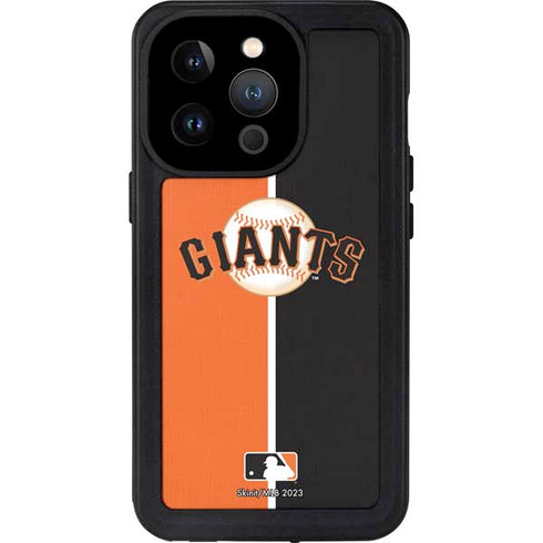 MLB San Francisco Giants Split iPhone 15 Pro Waterproof Case