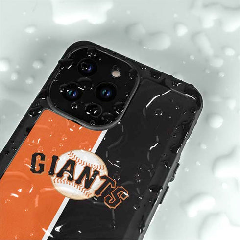 MLB San Francisco Giants Split iPhone 15 Pro Waterproof Case