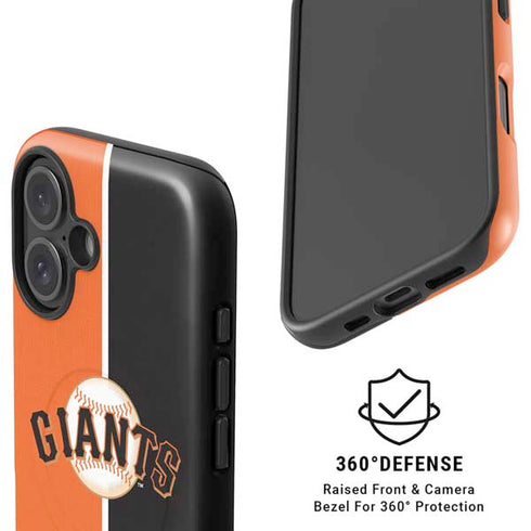 MLB San Francisco Giants Split iPhone 16 Magsafe Impact Case
