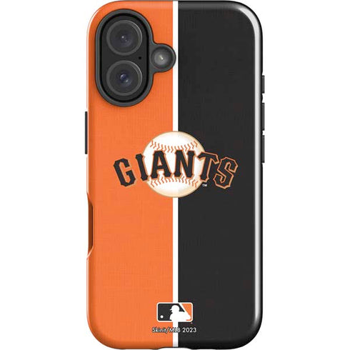 MLB San Francisco Giants Split iPhone 16 Plus Impact Case