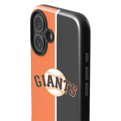 MLB San Francisco Giants Split iPhone 16 Plus Impact Case