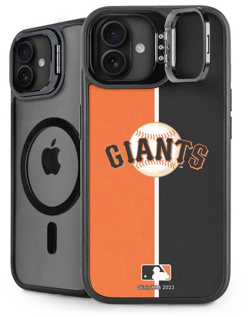 MLB San Francisco Giants Split iPhone 16 Plus Kickstand Case