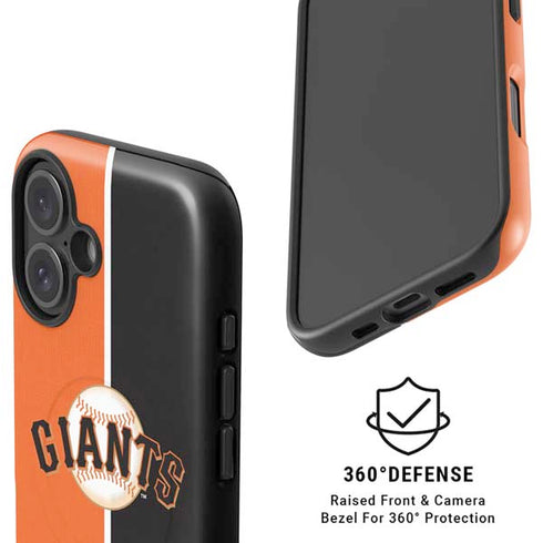 MLB San Francisco Giants Split iPhone 16 Plus Magsafe Impact Case