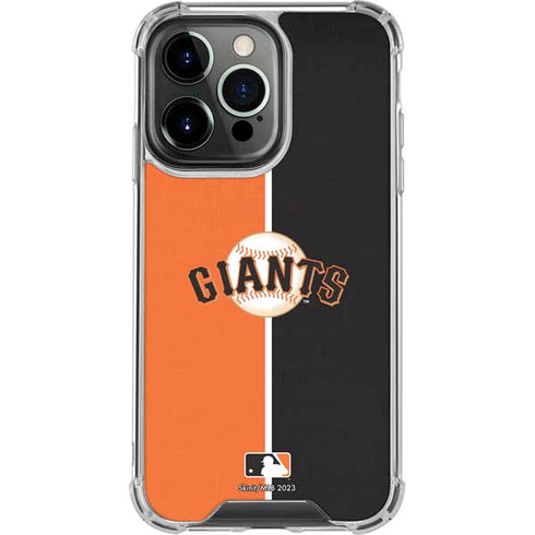 MLB San Francisco Giants Split iPhone 16 Pro Clear Case