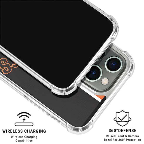 MLB San Francisco Giants Split iPhone 16 Pro Clear Case