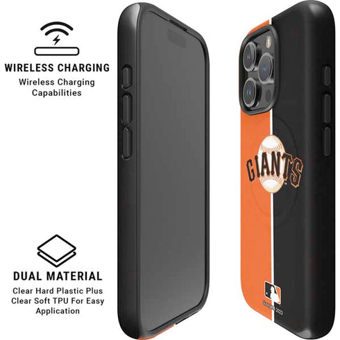 MLB San Francisco Giants Split iPhone 16 Pro Magsafe Impact Case