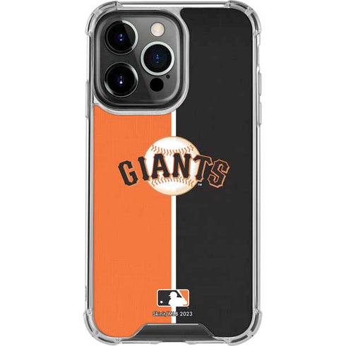 MLB San Francisco Giants Split iPhone 16 Pro Max Clear Case
