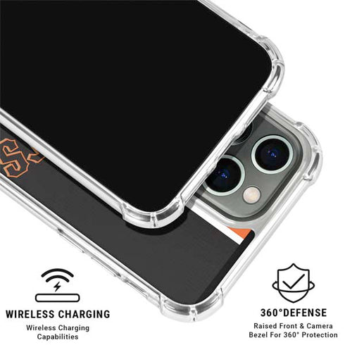 MLB San Francisco Giants Split iPhone 16 Pro Max Clear Case