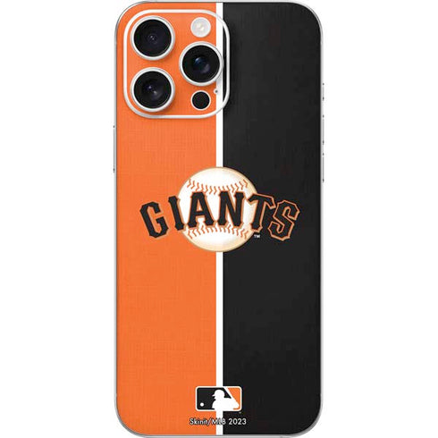 MLB San Francisco Giants Split iPhone 16 Pro Max Skin