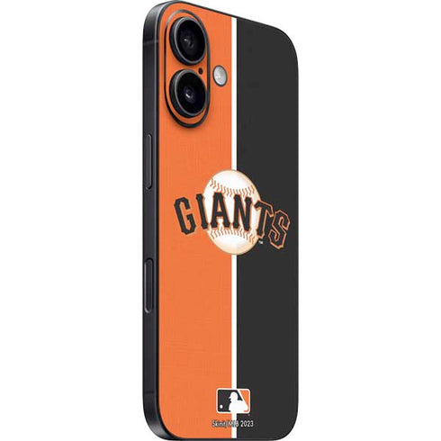MLB San Francisco Giants Split iPhone 16 Skin