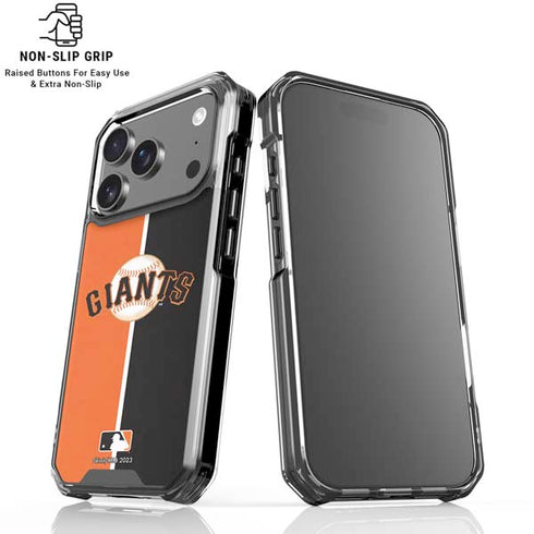 MLB San Francisco Giants Split iPhone 17 Pro Clear Case