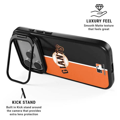 MLB San Francisco Giants Split iPhone 17 Pro Kickstand Case