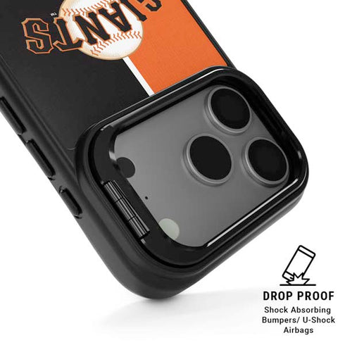 MLB San Francisco Giants Split iPhone 17 Pro Max Kickstand Case