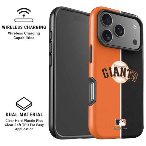 MLB San Francisco Giants Split iPhone 17 Pro Max Magsafe Impact Case