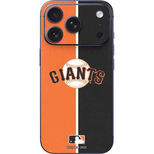 MLB San Francisco Giants Split iPhone 17 Pro Skin