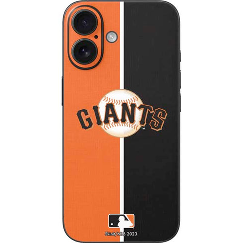 MLB San Francisco Giants Split iPhone 17 Skin