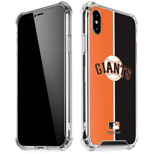 MLB San Francisco Giants Split iPhone X/XS Clear Case