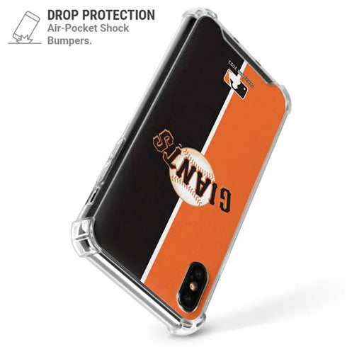 MLB San Francisco Giants Split iPhone X/XS Clear Case