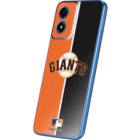 MLB San Francisco Giants Split Moto G Play 4G (2024) Skin