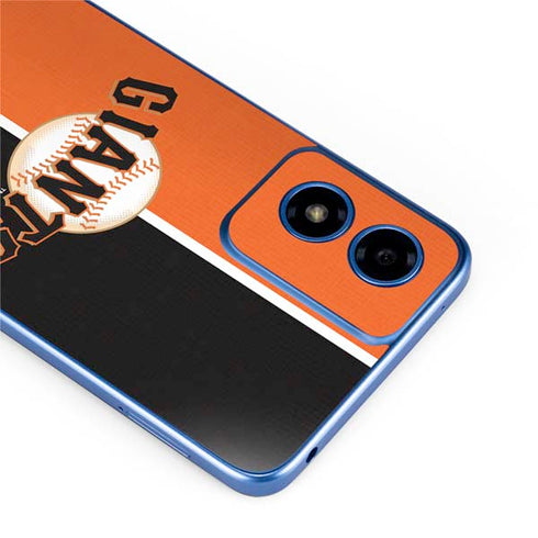 MLB San Francisco Giants Split Moto G Play 4G (2024) Skin